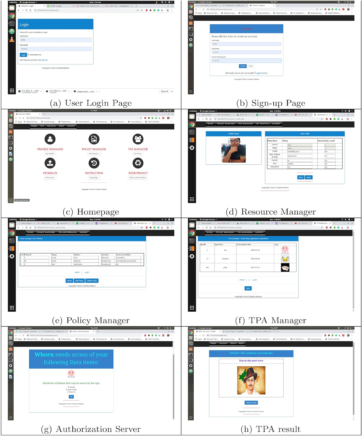 A simplified prototype of AppMonitor as in <a href="#section5">[5]</a>.