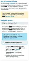 Protótipo de notificação de privacidade <a href="#section4">[4]</a>.