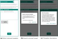 Opção de criação de regra de privacidade baseada em modelo <a href="#section1">[1]</a>.
